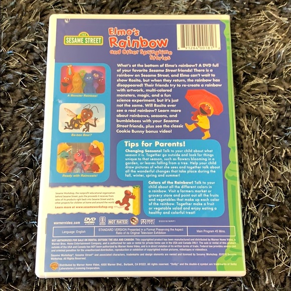 4 SESAME STREET Elmo Preschool Toddler DVDs - Picture 9 of 15